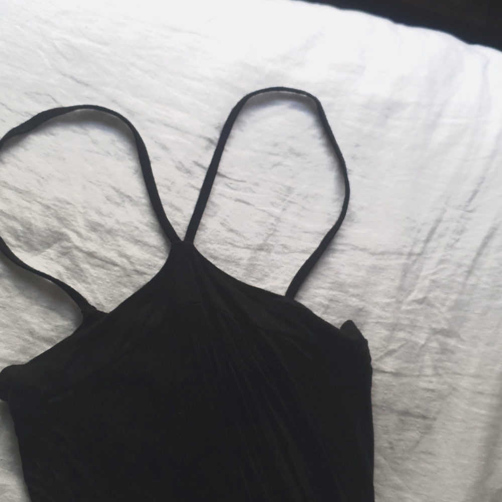 Mini black dress